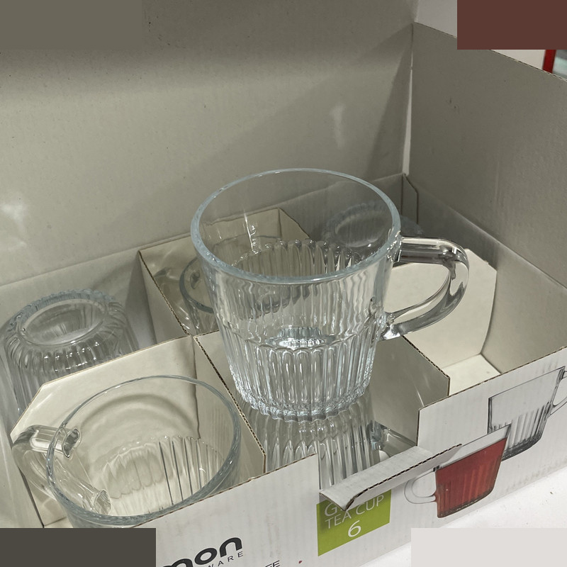 لیوان لیمون مدل دسته دار کد 2281 - 280 سی سی مجموعه 6 عددی