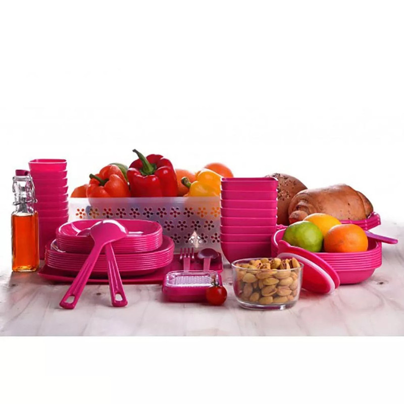 سبد پیک نیک 85 پارچه لیمون مدل 896 سبد پیک نیک 85 پارچه لیمون مدل 896