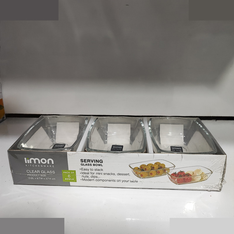 ظرف اردوخوری لیمون کد 2224 مجموعه 6 عددی ظرف اردوخوری لیمون کد 2224 مجموعه 6 عددی