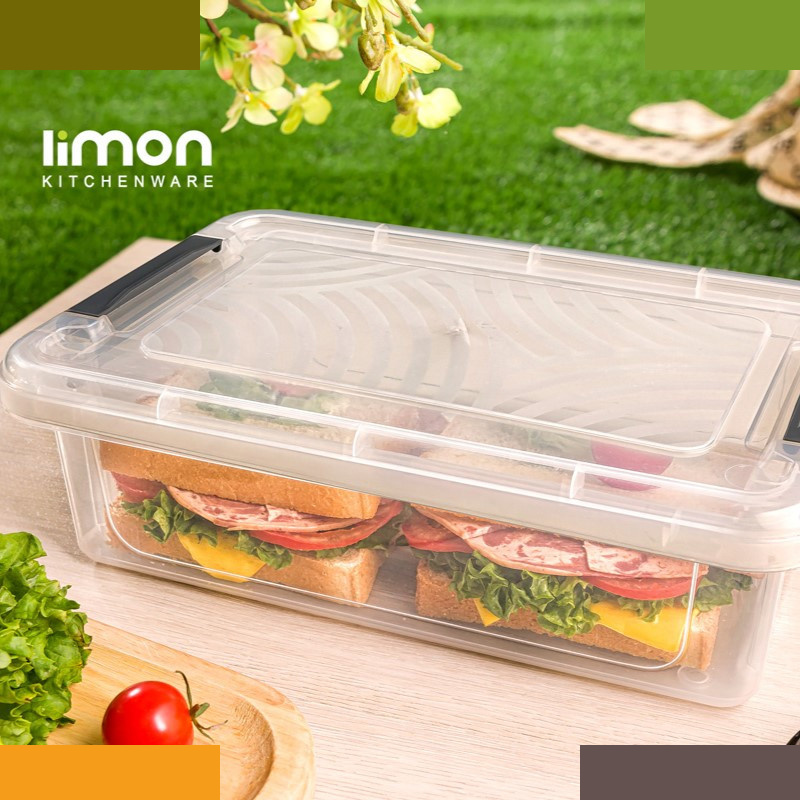 ظرف نگهدارنده لیمون مدل باکس مستطیل H2395 ظرف نگهدارنده لیمون مدل باکس مستطیل H2395