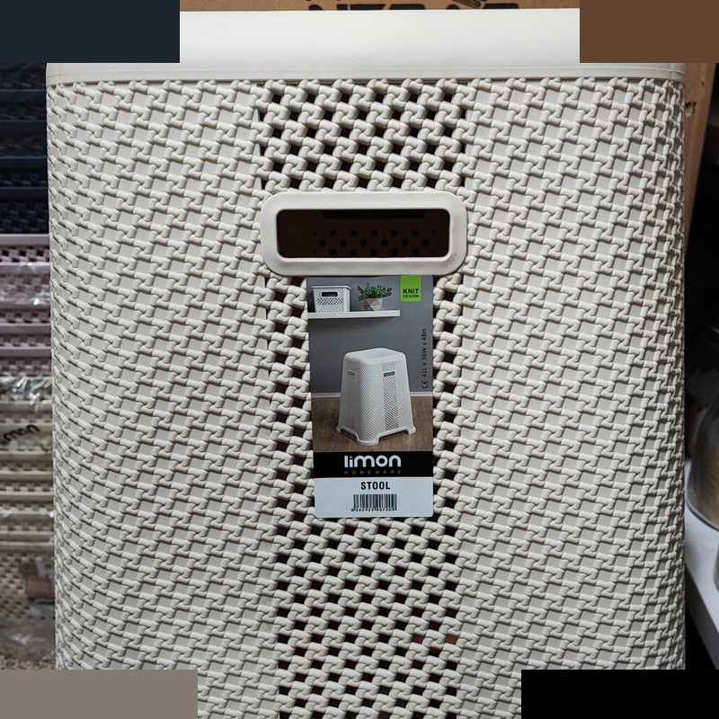 چهارپایه حمام لیمون طرح بافت کد 2143