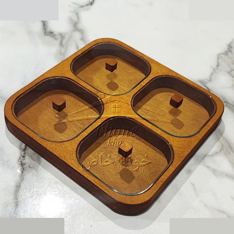 اردو خوری خونه خاص مدل چهار خانه در شیشه ای