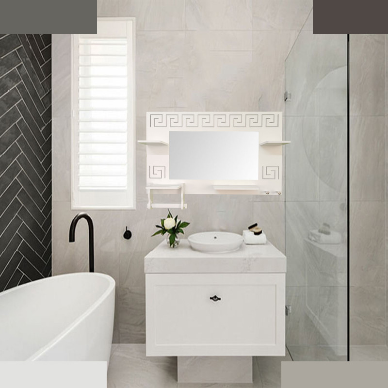 آینه سرویس بهداشتی طرح کلاسیک کد 9209