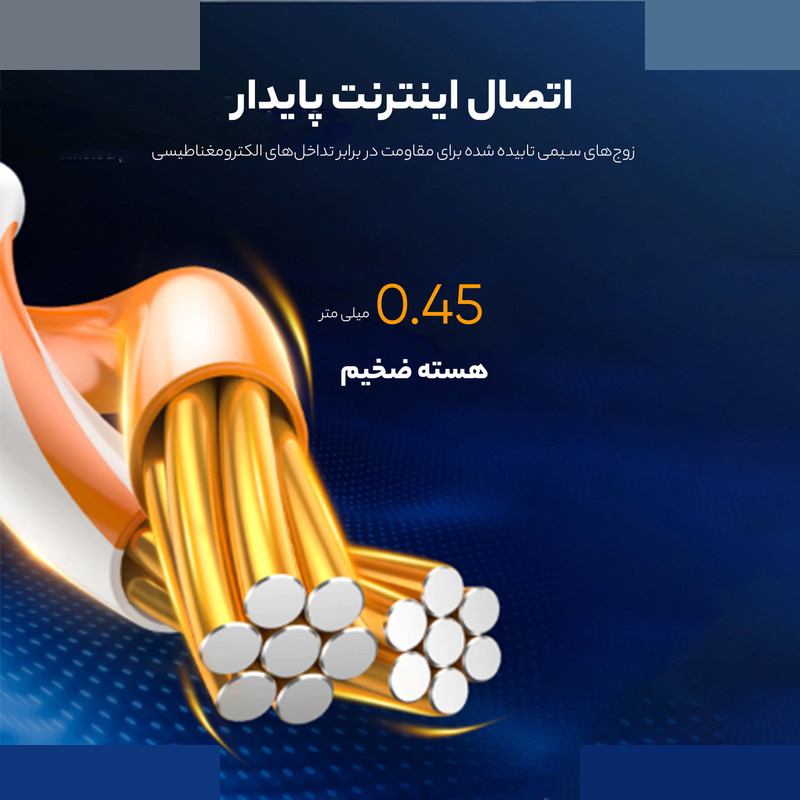 پچ کورد Cat6 یوگرین مدل NW102 Flat پچ کورد Cat6 یوگرین مدل NW102 Flat