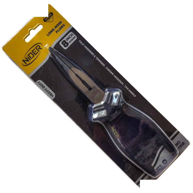 انبر دم باریک نیدر مدل SMT-8INCH-1108سایز 8 اینچ انبر دم باریک نیدر مدل SMT-8INCH-1108سایز 8 اینچ