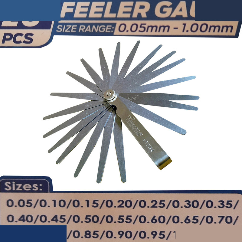 آچار فیلر وی تولز مدل HT - 278 مجموعه 20 عددی آچار فیلر وی تولز مدل HT - 278 مجموعه 20 عددی