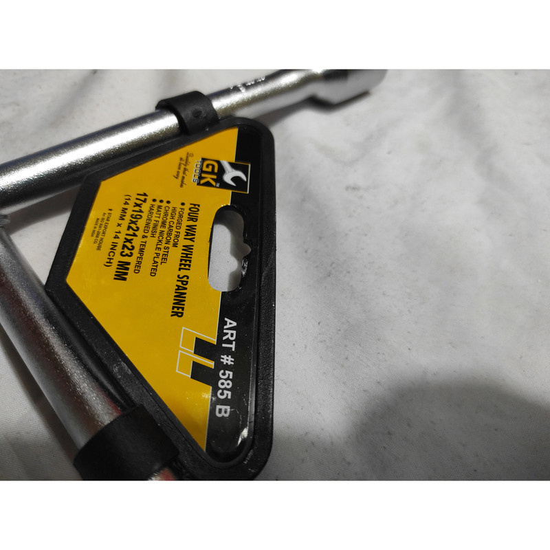 آچار خودرو و چرخ جی کامدل SMT-FOUR WAY-WHEEL SPANNER-GK-INDIA-17-23 آچار خودرو و چرخ جی کامدل SMT-FOUR WAY-WHEEL SPANNER-GK-INDIA-17-23