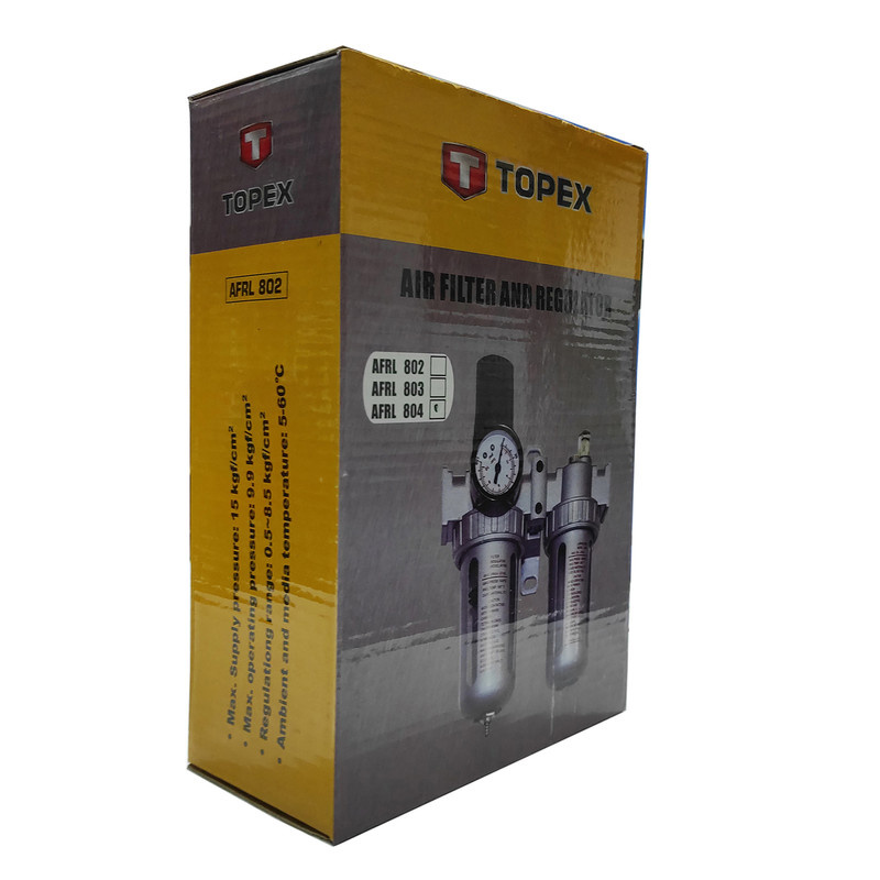 واحد مراقبت پنوماتیک کمپرسور تاپکس مدل دو قلو کد SMT-TOPEX-AFRL-AIR FILTERAND REGULATOR-1/2 واحد مراقبت پنوماتیک کمپرسور تاپکس مدل دو قلو کد SMT-TOPEX-AFRL-AIR FILTERAND REGULATOR-1/2