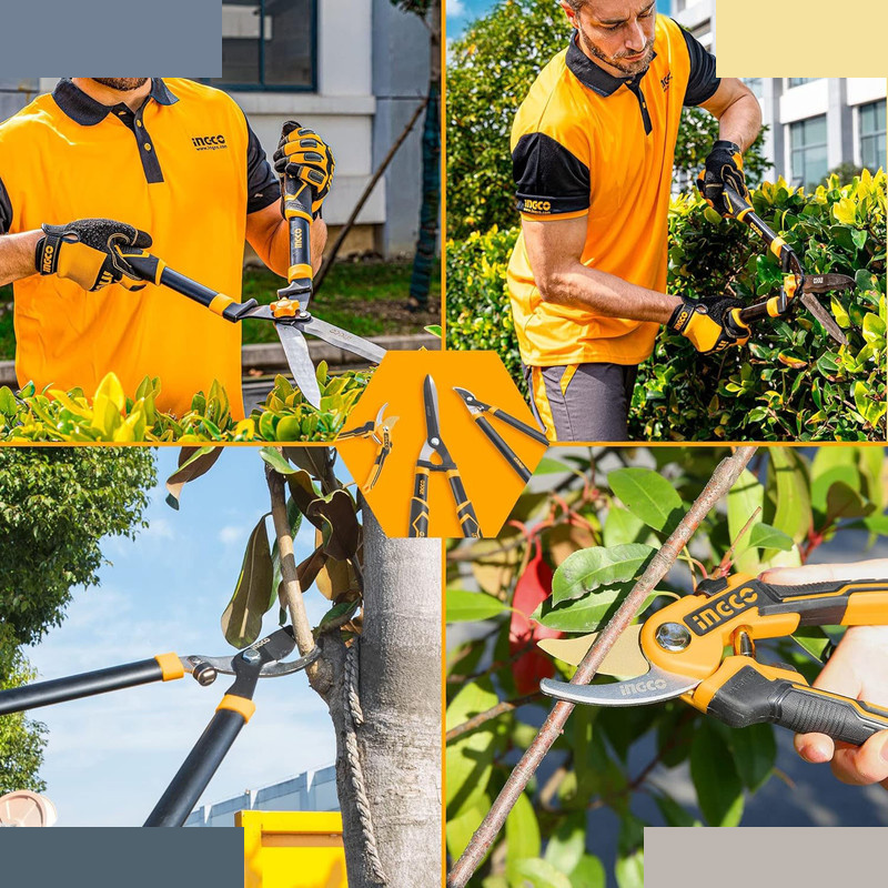 قیچی باغبانی اینکو مدل HLT76033 مجموعه 3 عددی قیچی باغبانی اینکو مدل HLT76033 مجموعه 3 عددی