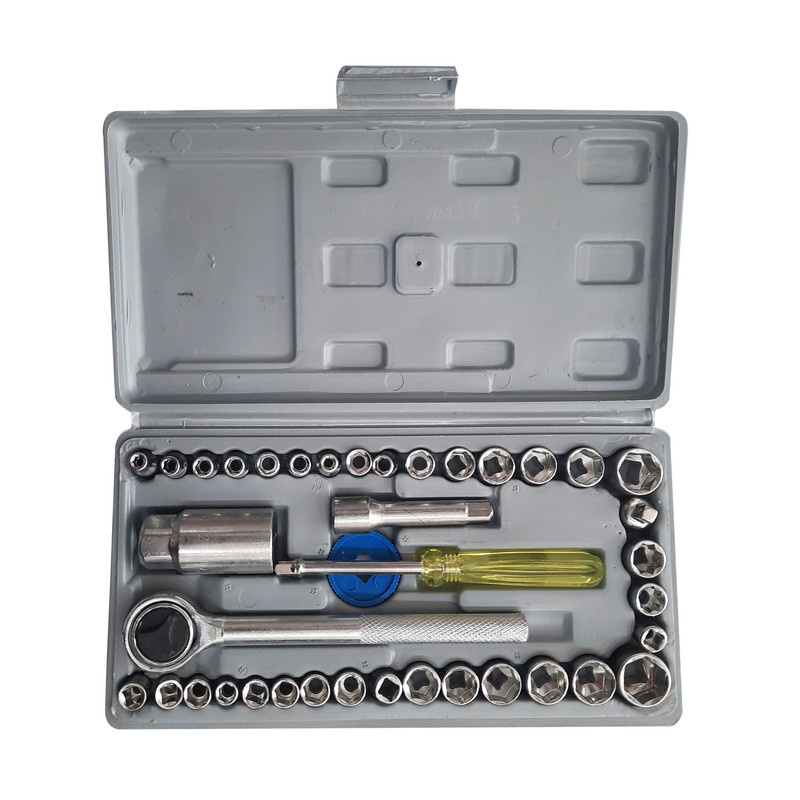 مجموعه 40 عددی آچار و سری بکس آیوا مدل DI-40PCS مجموعه 40 عددی آچار و سری بکس آیوا مدل DI-40PCS