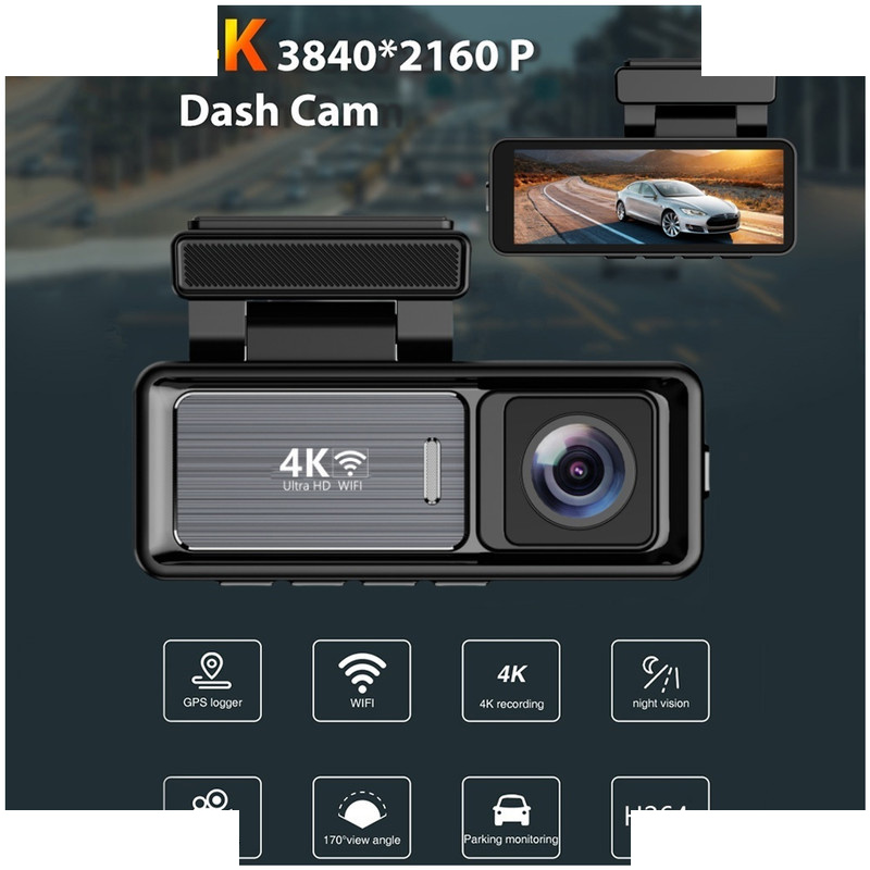 دوربین ثبت وقایع خودرو اتوویژن مدل M6 4K-WiFi به همراه دوربین عقب دوربین ثبت وقایع خودرو اتوویژن مدل M6 4K-WiFi به همراه دوربین عقب