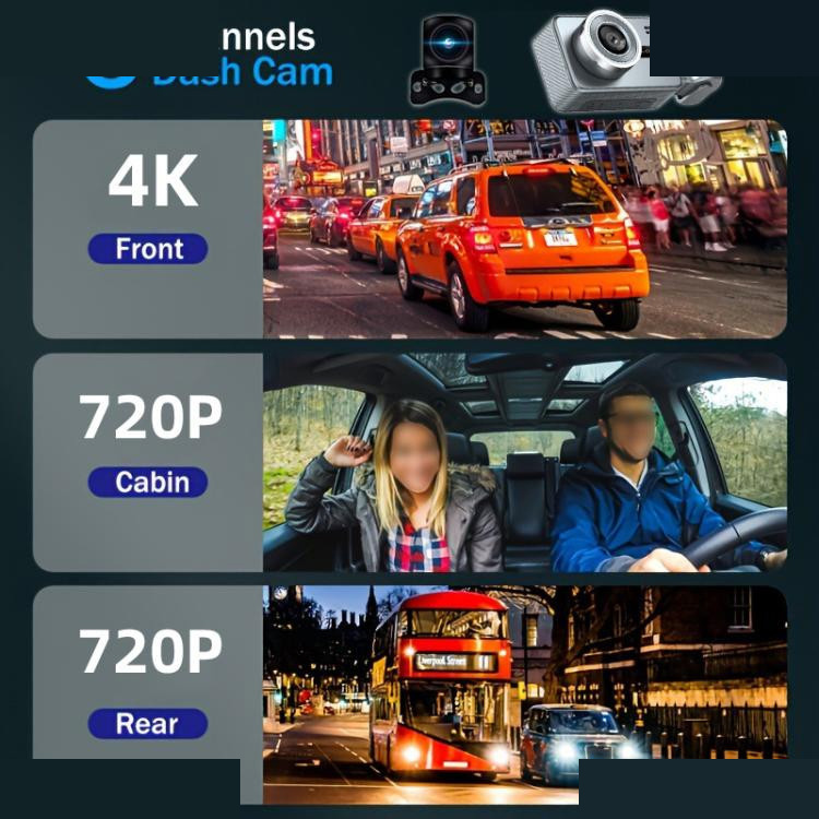 دوربین ثبت وقایع خودرو بلک باکس مدل CDR509-4K+WiFi به همراه دوربین عقب دوربین ثبت وقایع خودرو بلک باکس مدل CDR509-4K+WiFi به همراه دوربین عقب