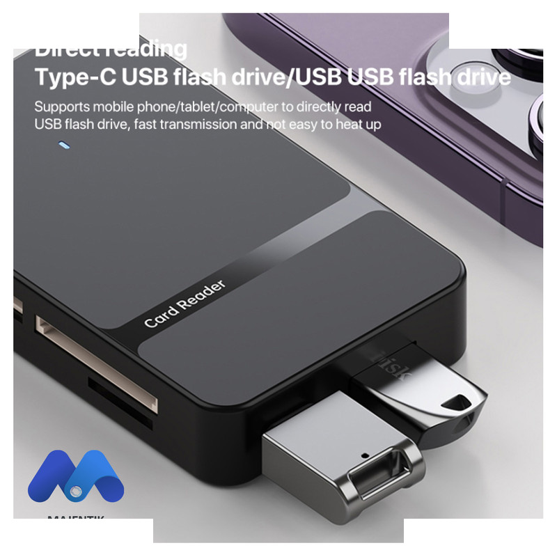 کارتخوان 8 پورت مجنتیک مدل ADS-315