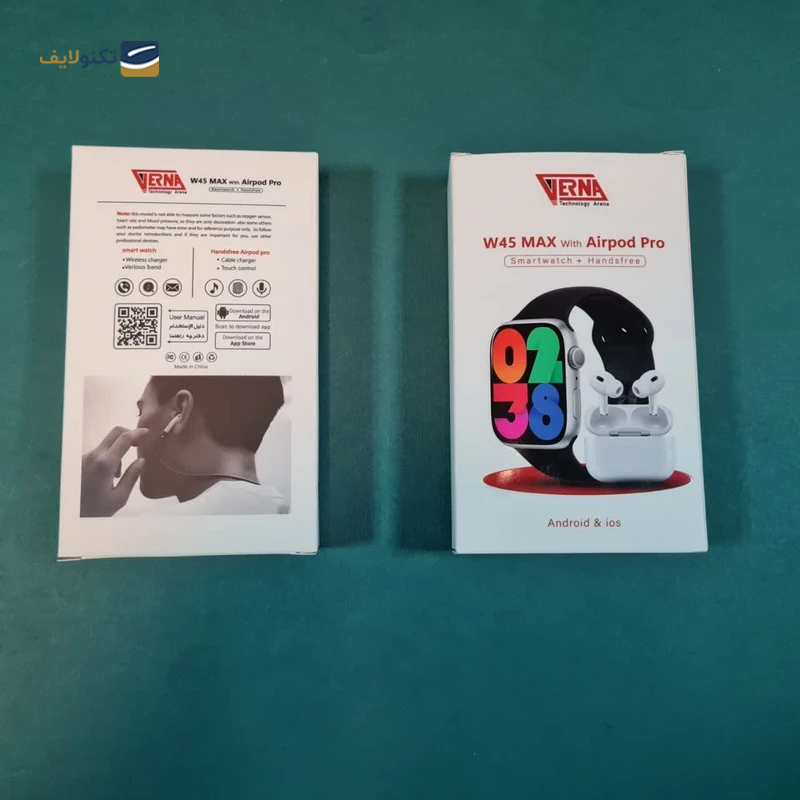 gallery-ساعت هوشمند ورنا مدل W45 Max به همراه ایرپاد پرو copy.png gallery-ساعت هوشمند ورنا مدل W45 Max به همراه ایرپاد پرو copy.png