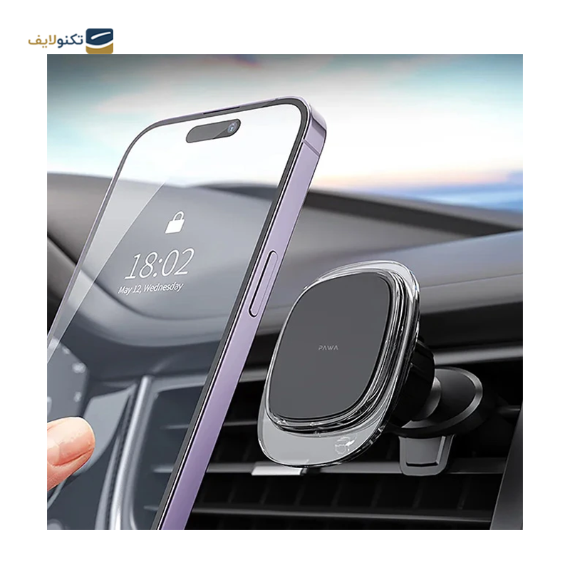 پایه نگهدارنده گوشی موبایل پاوا مدل PW-CH214RM-BK پایه نگهدارنده گوشی موبایل پاوا مدل PW-CH214RM-BK