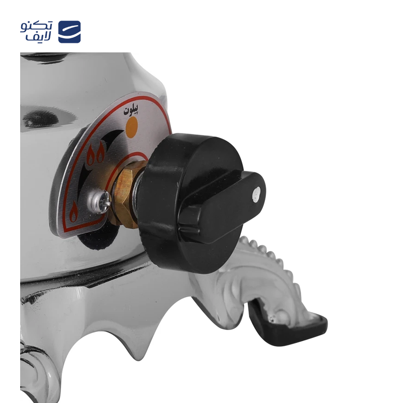 سماور گازی زرین مدل دینا کد 204 ظرفیت 6 لیتر