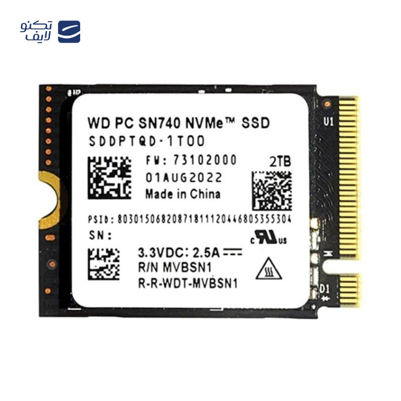 gallery-هارد اس اس دی اینترنال وسترن دیجیتال مدل PC SN740 ظرفیت 1 ترابایت copy.png gallery-هارد اس اس دی اینترنال وسترن دیجیتال مدل PC SN740 ظرفیت 1 ترابایت copy.png