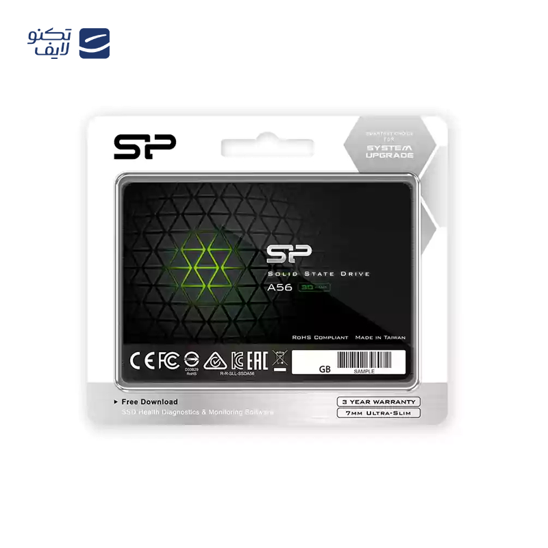 اس اس دی اینترنال SATA3.0 سیلیکون پاور مدل Ace A56 ظرفیت 256 گیگابایت  اس اس دی اینترنال SATA3.0 سیلیکون پاور مدل Ace A56 ظرفیت 256 گیگابایت