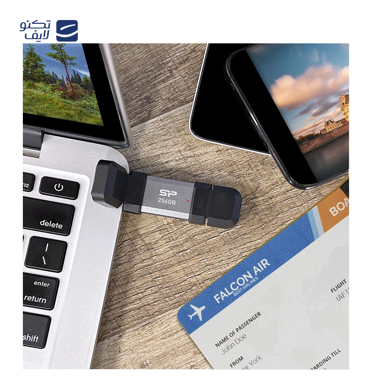فلش مموری USB3.2 سیلیکون پاور مدل C51 ظرفیت 128 گیگابایت فلش مموری USB3.2 سیلیکون پاور مدل C51 ظرفیت 128 گیگابایت