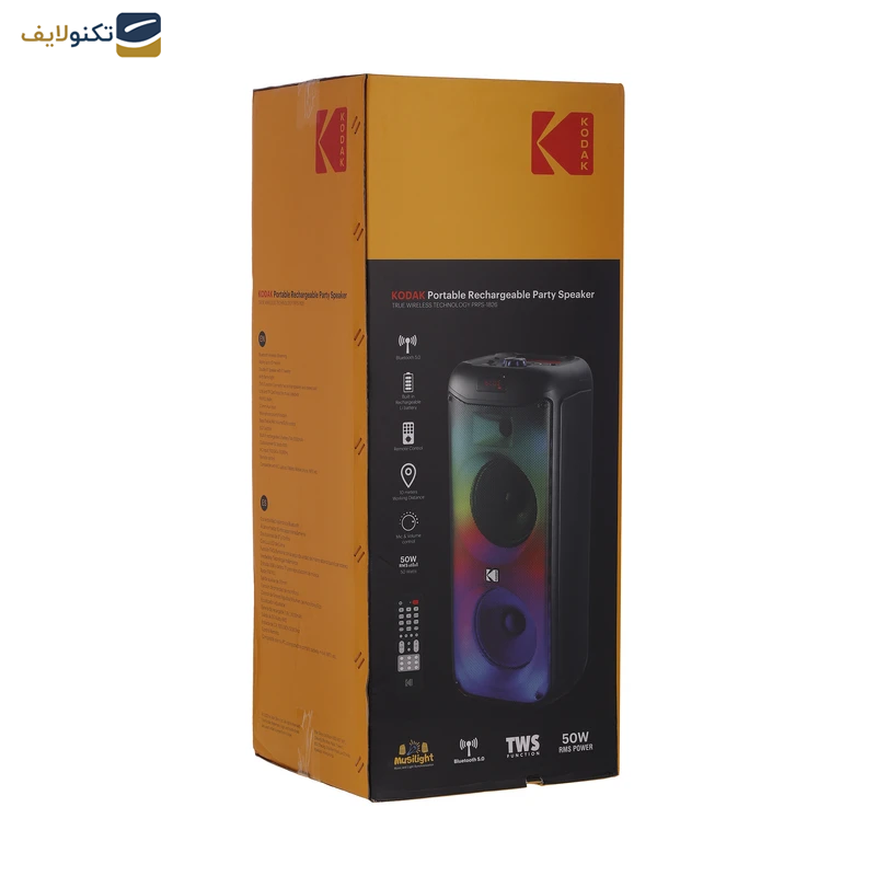 اسپیکر بلوتوثی قابل حمل کداک مدل PRPS-1826 اسپیکر بلوتوثی قابل حمل کداک مدل PRPS-1826