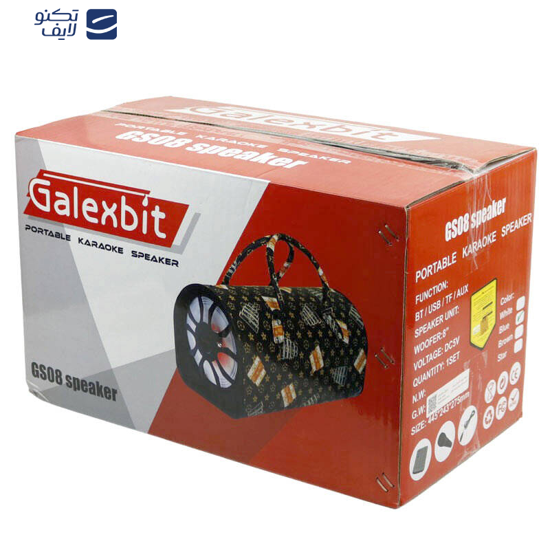 اسپیکر بلوتوثی قابل حمل گلکسبیت مدل GS-08 کد 1070958 اسپیکر بلوتوثی قابل حمل گلکسبیت مدل GS-08 کد 1070958