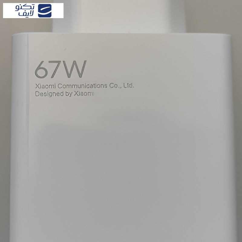 شارژر دیواری شیائومی مدل 67 وات به همراه کابل تبدیل USB-C شارژر دیواری شیائومی مدل 67 وات به همراه کابل تبدیل USB-C