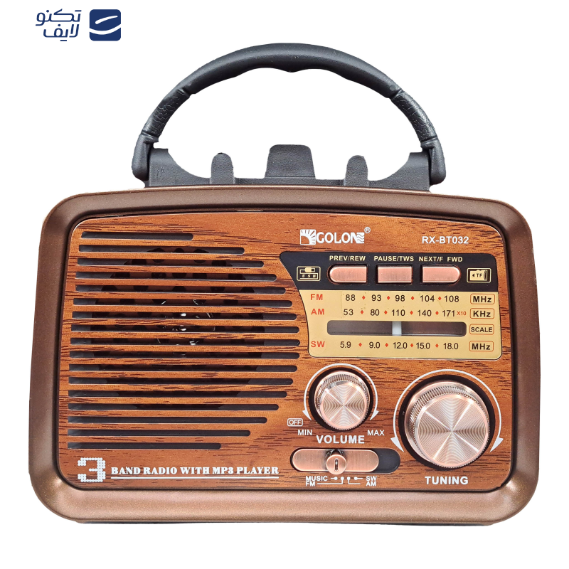 رادیو گولون مدل RX-BT032 رادیو گولون مدل RX-BT032