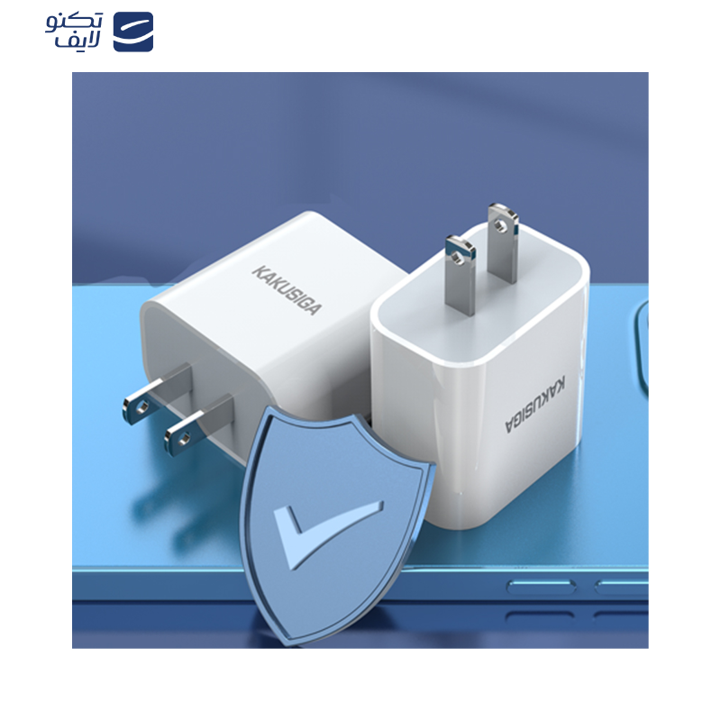 شارژر دیواری 20 وات کاکوسیگا مدل KSC-818 PD شارژر دیواری 20 وات کاکوسیگا مدل KSC-818 PD