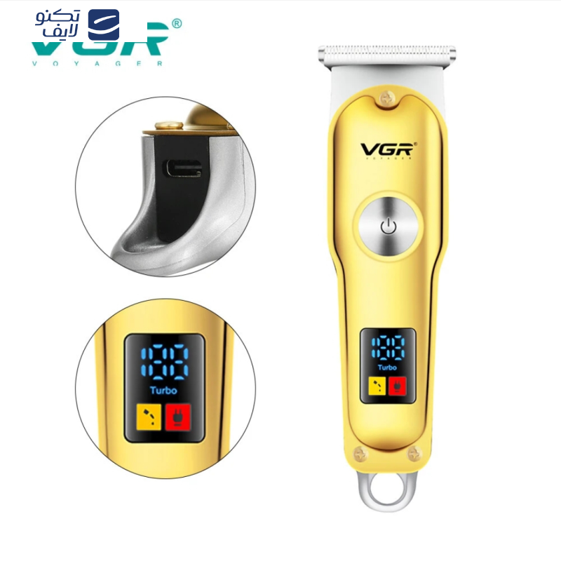 ماشین اصلاح موی سر و صورت وی جی ار مدل V-290، تکنولوژی اصلاح به صورت برش مستقیم، اندازه اصلاح 0.2 میلیمتر، به همراه 3 شانه، کابل USB و برس تمیز کننده ماشین اصلاح موی سر و صورت وی جی ار مدل V-290، تکنولوژی اصلاح به صورت برش مستقیم، اندازه اصلاح 0.2 میلیمتر، به همراه 3 شانه، کابل USB و برس تمیز کننده