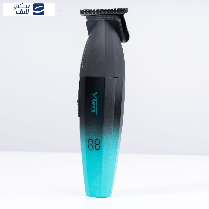 ماشین اصلاح موی سر و صورت وی جی ار مدل V-906، اصلاح به صورت صفر زن، خط زن، منبع انرژی باتری، تکنولوژی اصلاح به صورت تریمر، به همراه کابل شارژ USB، برس تمیزکننده، روغن و محافظ، عملکرد توربو ماشین اصلاح موی سر و صورت وی جی ار مدل V-906، اصلاح به صورت صفر زن، خط زن، منبع انرژی باتری، تکنولوژی اصلاح به صورت تریمر، به همراه کابل شارژ USB، برس تمیزکننده، روغن و محافظ، عملکرد توربو