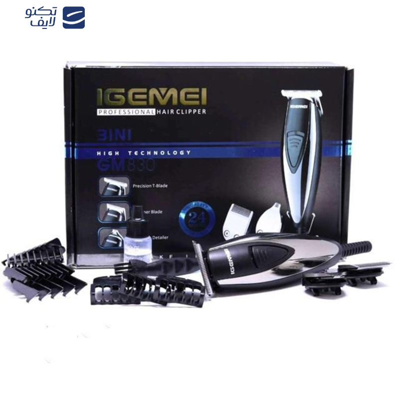 ماشین اصلاح موی صورت جیمی مدل GM830، اصلاح به صورت صفر زن، خط زن، قابلیت تنظیم سرعت، منبع انرژی با برق، تکنولوژی اصلاح به صورت برش مستقیم، اندازه اصلاح 0.1 میلیمتر، بههمراه روغن، برس تمیزکننده ماشین اصلاح موی صورت جیمی مدل GM830، اصلاح به صورت صفر زن، خط زن، قابلیت تنظیم سرعت، منبع انرژی با برق، تکنولوژی اصلاح به صورت برش مستقیم، اندازه اصلاح 0.1 میلیمتر، بههمراه روغن، برس تمیزکننده