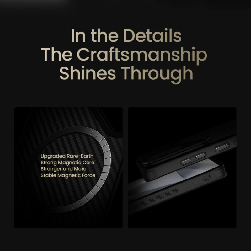 کاور نیلکین مدل CarboProp Magnetic MagSafe Frame version مناسب برای گوشی موبایل سامسونگ Galaxy S25 Ultra کاور نیلکین مدل CarboProp Magnetic MagSafe Frame version مناسب برای گوشی موبایل سامسونگ Galaxy S25 Ultra