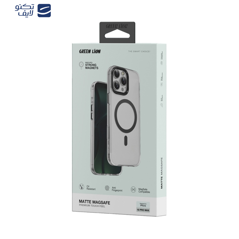 کاور گرین لاین مدل GNMTMG16PMTI مناسب برای گوشی موبایل اپل iPhone 16 Pro Max کاور گرین لاین مدل GNMTMG16PMTI مناسب برای گوشی موبایل اپل iPhone 16 Pro Max