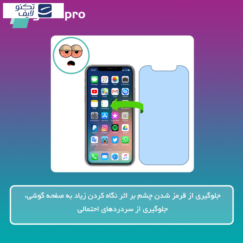 محافظ صفحه نمایش ضداشعه آبی گلس پرو مدل Resistant مناسب برای گوشی موبایل گوگل Pixel 9 Pro محافظ صفحه نمایش ضداشعه آبی گلس پرو مدل Resistant مناسب برای گوشی موبایل گوگل Pixel 9 Pro
