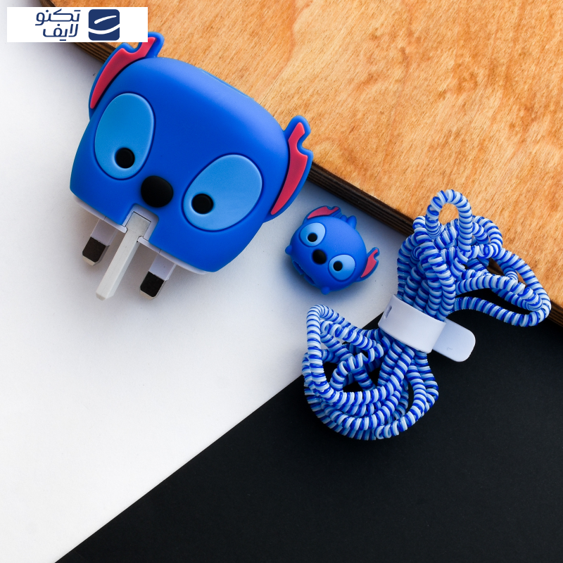 محافظ کابل وال کیس طرح استیج به همراه محافظ شارژر دیواری 25 وات سامسونگ مجموعه 4 عددی محافظ کابل وال کیس طرح استیج به همراه محافظ شارژر دیواری 25 وات سامسونگ مجموعه 4 عددی