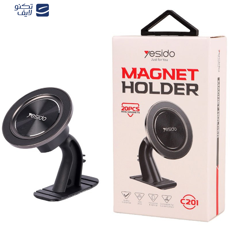 پایه نگهدارنده گوشی موبایل و تبلت یسیدو مدل C201 پایه نگهدارنده گوشی موبایل و تبلت یسیدو مدل C201
