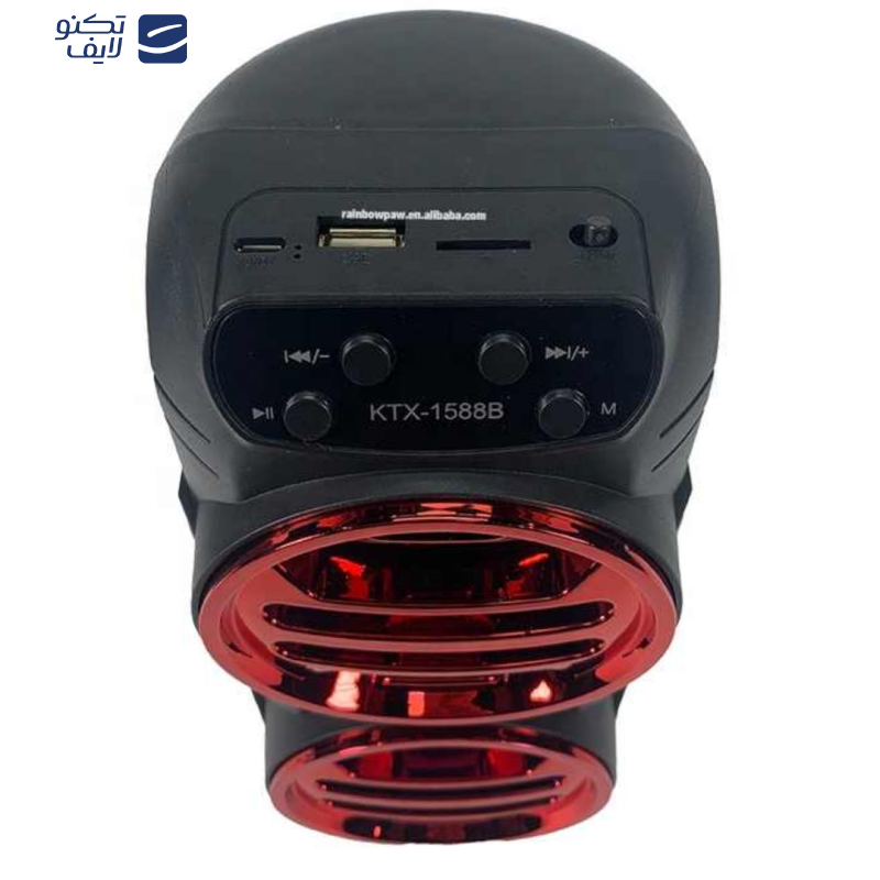 اسپیکر بلوتوثی قابل حمل مدل KTX-1588B اسپیکر بلوتوثی قابل حمل مدل KTX-1588B