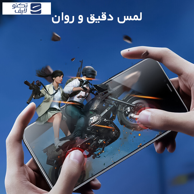 محافظ صفحه نمایش گیمینگ راک اسپیس مدل Resistant مناسب برای گوشی موبایل شیائومی Redmi Note 13R Pro