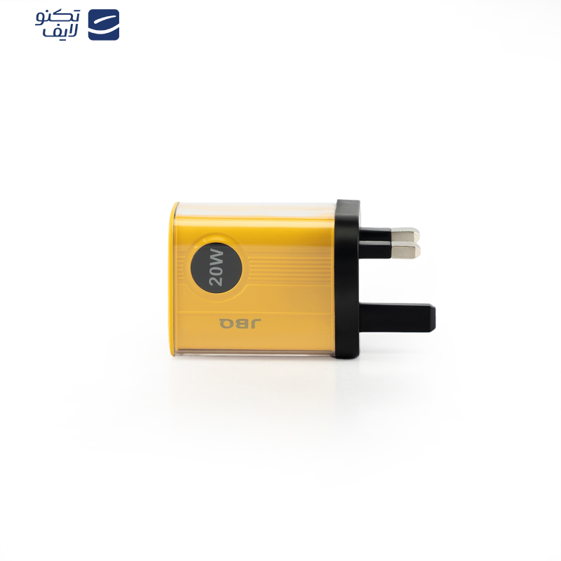 شارژر دیواری 20 وات جی بی کیو مدل HC-LC20 به همراه کابل USB-C شارژر دیواری 20 وات جی بی کیو مدل HC-LC20 به همراه کابل USB-C