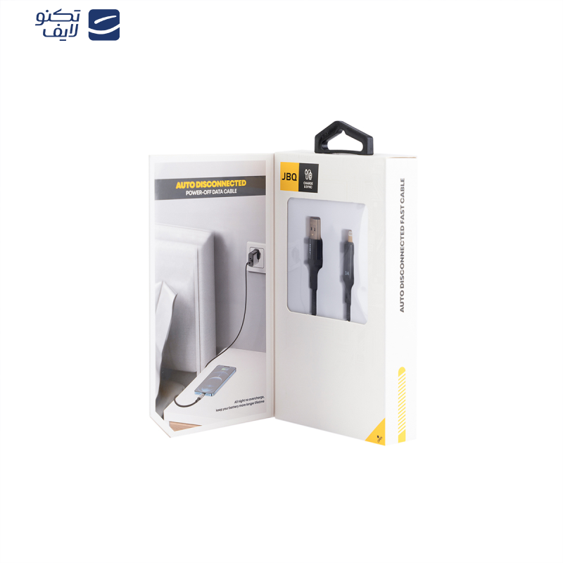 کابل تبدیل USB-C به لایتنینگ جی بی کیو مدل CA-728 طول 1.5 متر کابل تبدیل USB-C به لایتنینگ جی بی کیو مدل CA-728 طول 1.5 متر