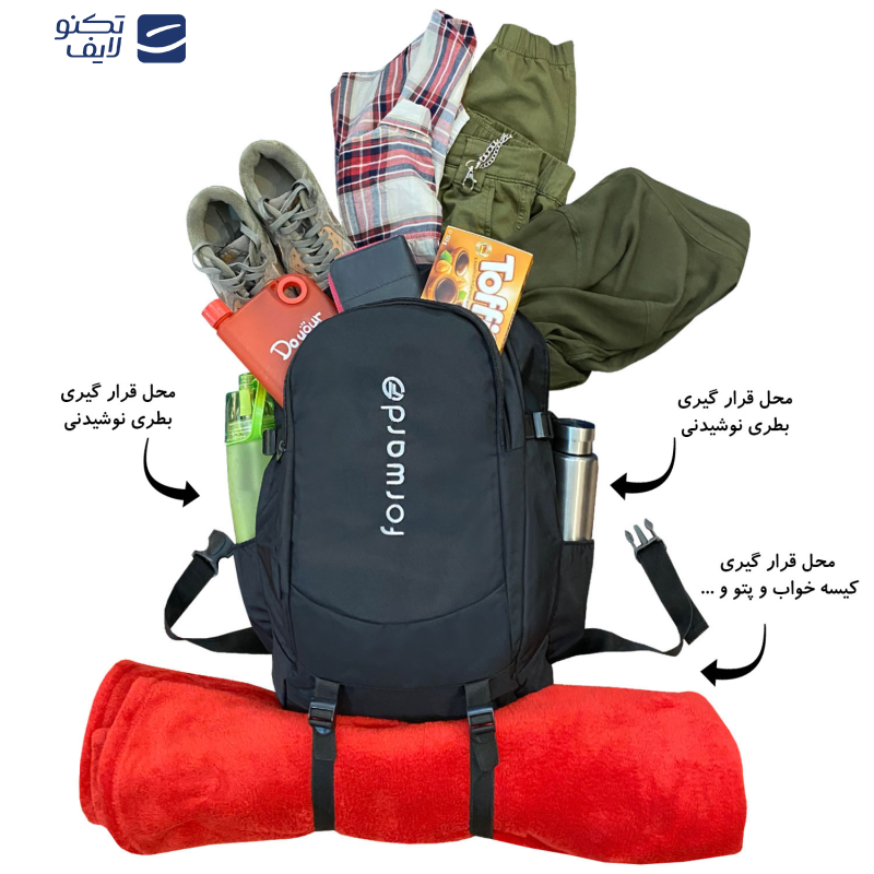 کوله پشتی فوروارد مدل FCLT8001  کوله پشتی فوروارد مدل FCLT8001