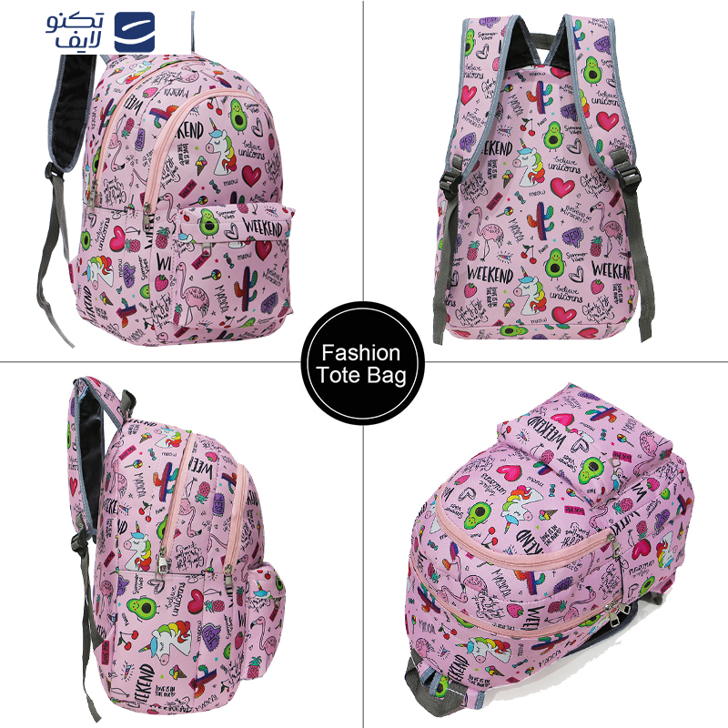 کوله پشتی دخترانه توریث مدل NHH-150003 کوله پشتی دخترانه توریث مدل NHH-150003