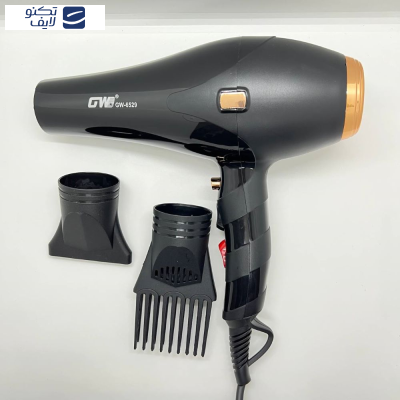 سشوار حرفه ای جی دبلیو مدل GW-6529 سشوار حرفه ای جی دبلیو مدل GW-6529