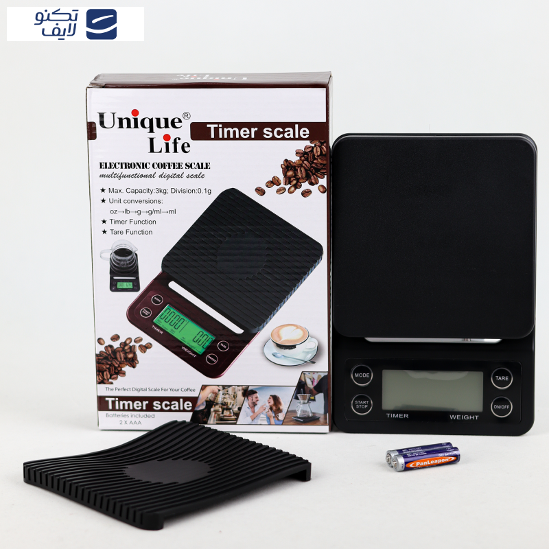 ترازوی آشپزخانه یونیک لایف مدل 00004 ترازوی آشپزخانه یونیک لایف مدل 00004