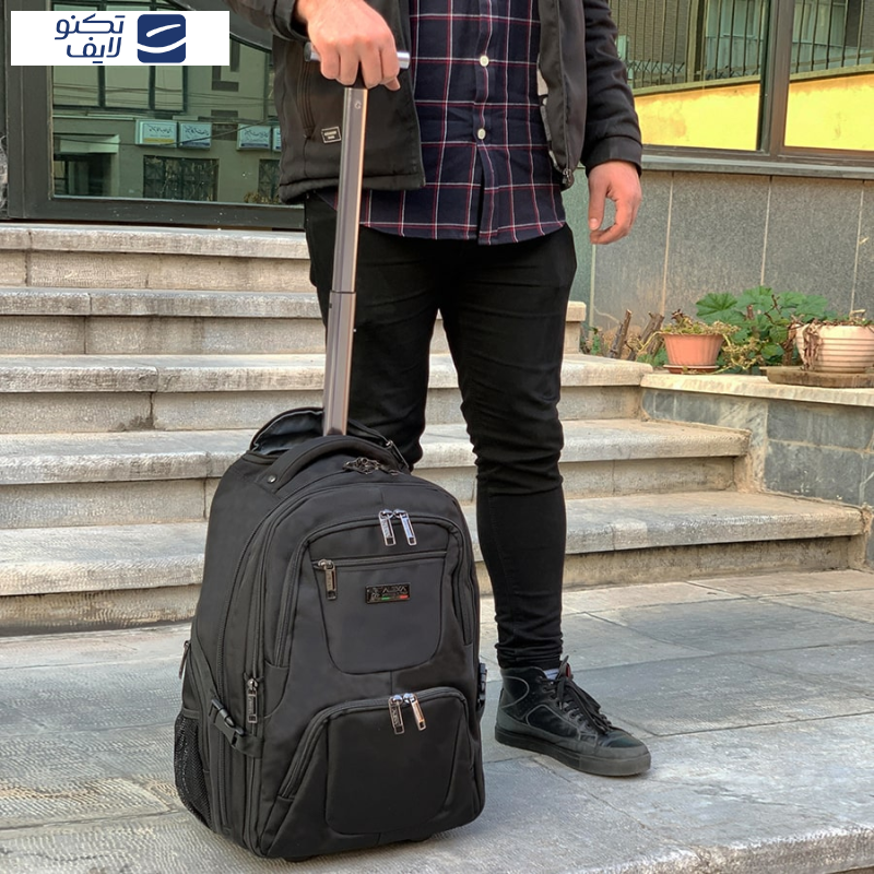 کوله پشتی چرخدار الکسا مدل 884BLK کوله پشتی چرخدار الکسا مدل 884BLK