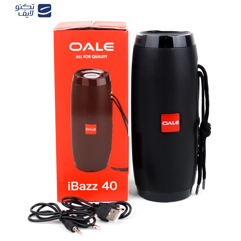 اسپیکر بلوتوثی قابل حمل اوآلی مدل iBazz 40 اسپیکر بلوتوثی قابل حمل اوآلی مدل iBazz 40