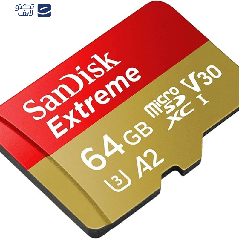 کارت حافظه سن دیسک microSDXC مدل Extreme کلاس A2 استاندارد UHS-I U3 سرعت 170MBps ظرفیت 64 گیگابایت کارت حافظه سن دیسک microSDXC مدل Extreme کلاس A2 استاندارد UHS-I U3 سرعت 170MBps ظرفیت 64 گیگابایت