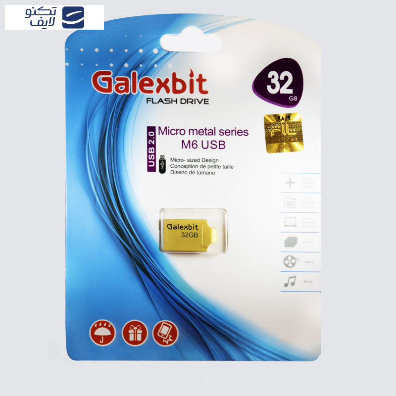 فلش مموری گلکسبیت مدل M6 ظرفیت 32 گیگابایت فلش مموری گلکسبیت مدل M6 ظرفیت 32 گیگابایت