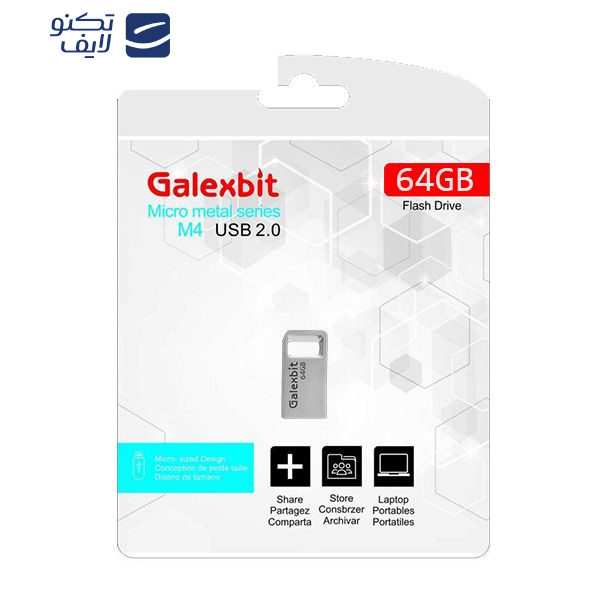 فلش مموری گلکسبیت مدل M4 ظرفیت 64 گیگابایت فلش مموری گلکسبیت مدل M4 ظرفیت 64 گیگابایت