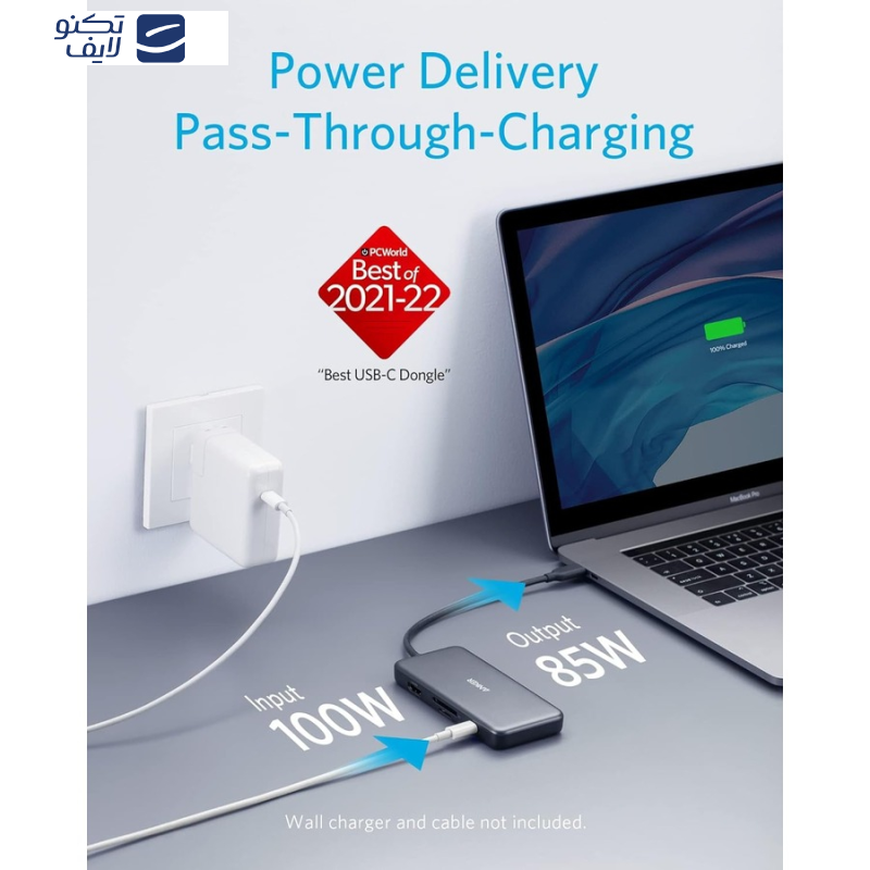 هاب 7 پورت USB-C انکر مدل Premium 7-in-1 A8346